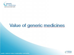 The value of generic medicines