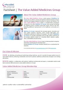 Factsheet: About The Value Added Medicines Group